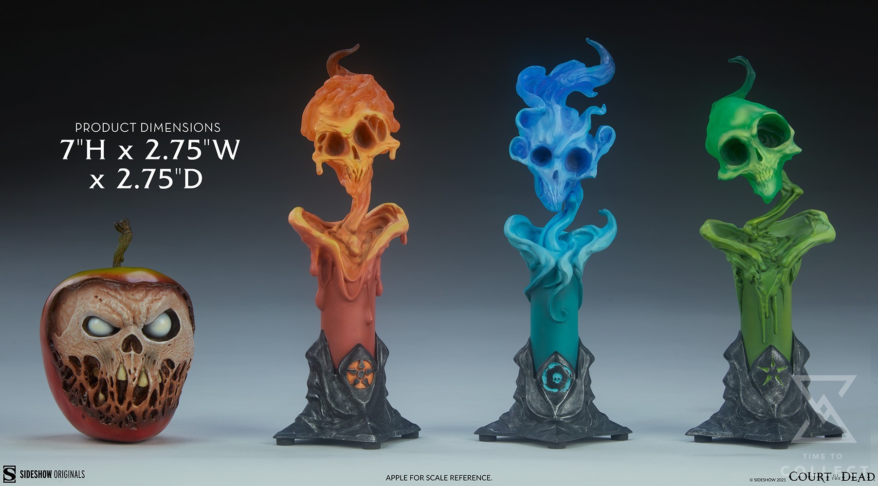 The Lighter Side of Darkness Faction Candle Set (Court of the Dead