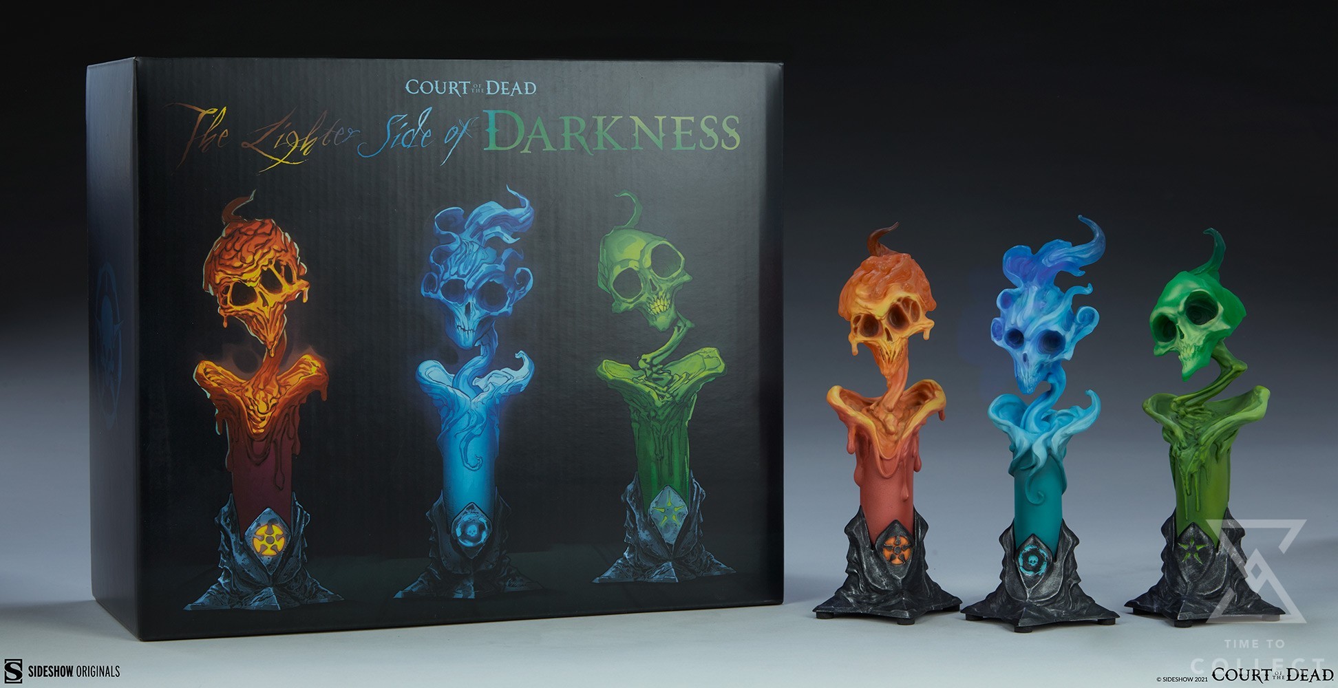 The Lighter Side of Darkness Faction Candle Set (Court of the Dead