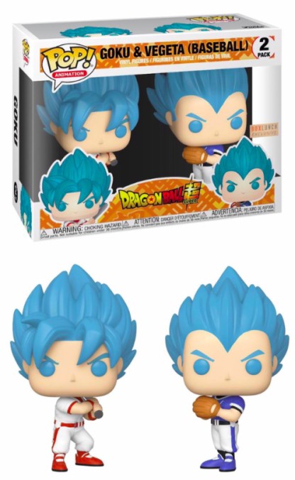 Goku Vegeta Baseball 2 Pack Exclusive Dragon Ball Super Time 